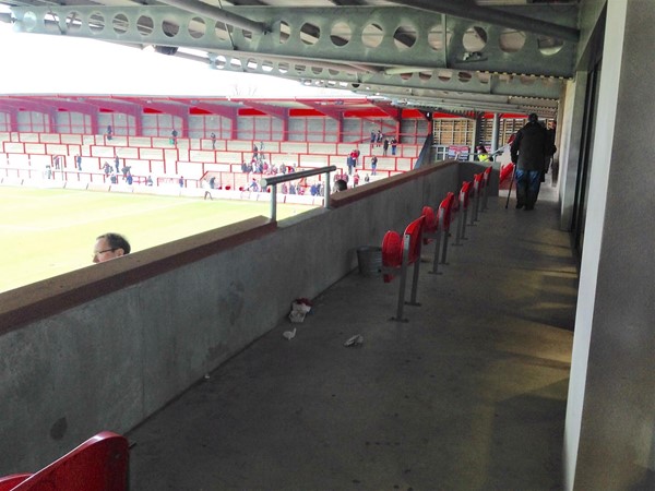Wheelchair spacing in the Main stand