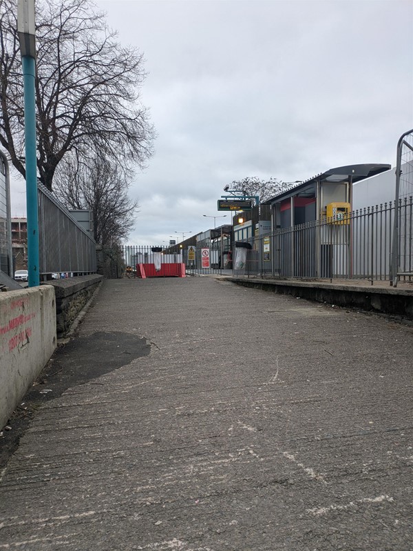 Image of ramp access to Cardiff Bay station