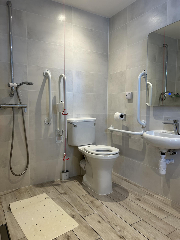Image of an accessible toilet.