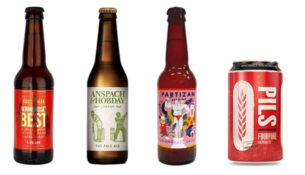 Some of the beers you can sample