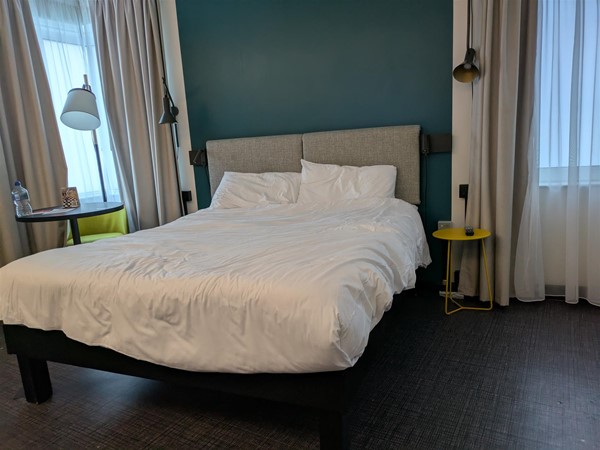 Image of double bed in the room