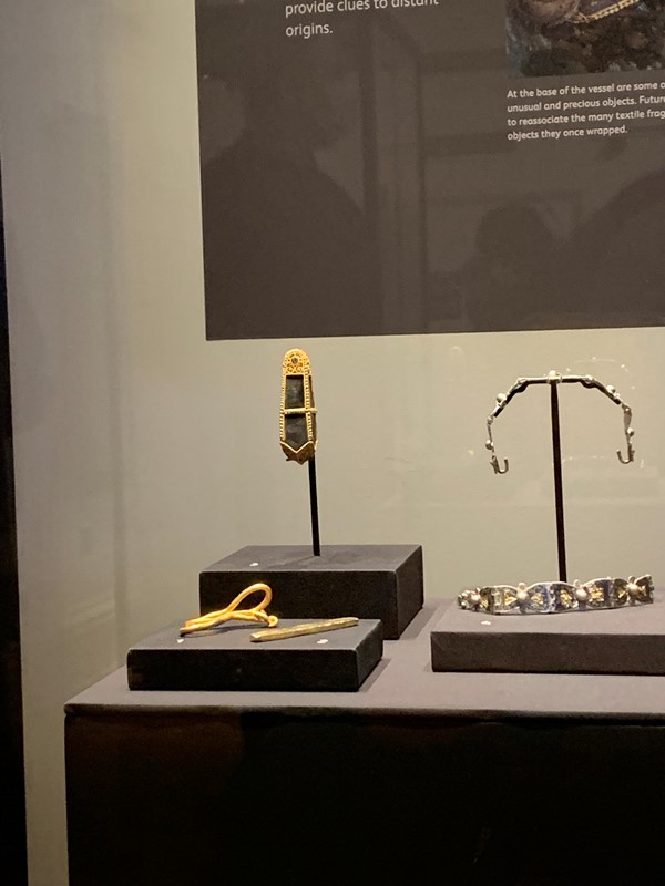 Picture of the Galloway Viking Hoard on display
