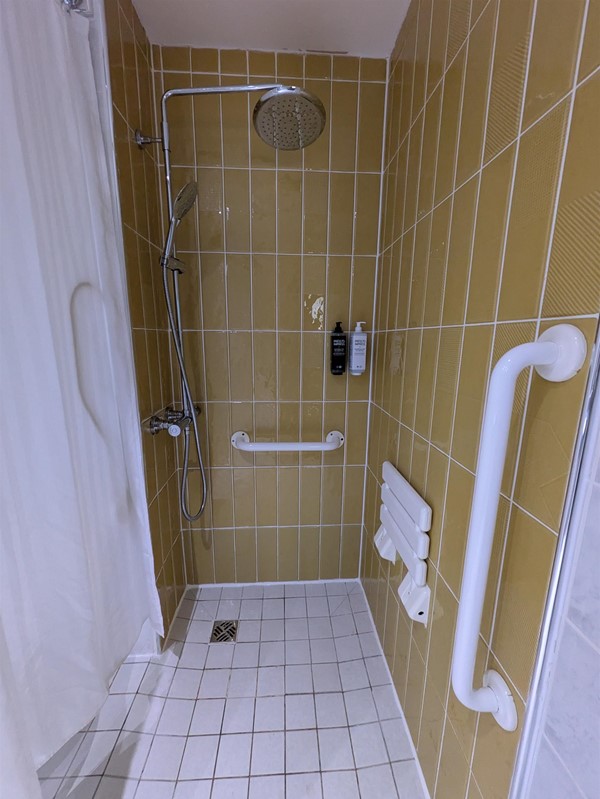 Image of accessible toilet shower
