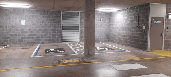 Accessible parking space