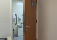 image of door to accessible bathroom Jubilee wing