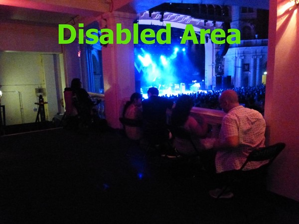 Disabled area