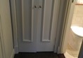 Photo of the entrance to the toilet, too tight a turn for my wheelchair!