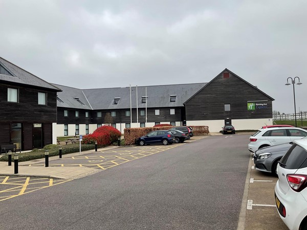 Picture of hotel and carpark
