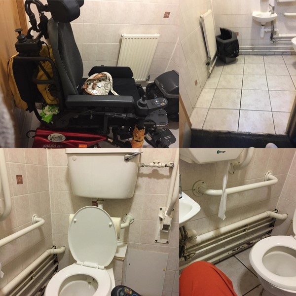 pictures from the disabled toilet