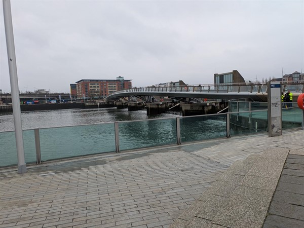 Image of the bridge over the River Lagan