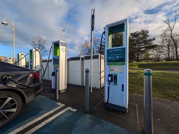 Image of EV chargers