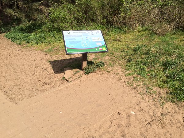 Picture of Holkham Beach - Sign