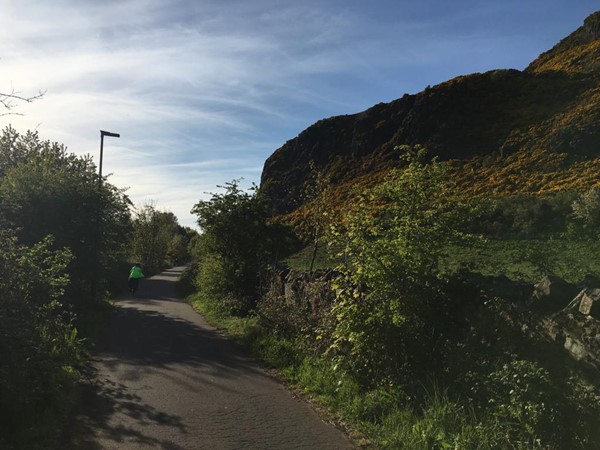 Section of the path with nice views.