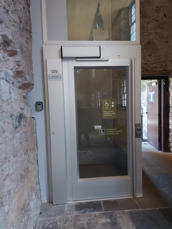 Lift in the palace