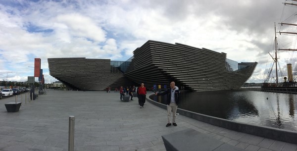 Exterior image of the V&A Dundee