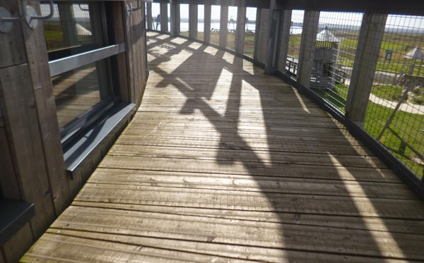 The ramp to the roof