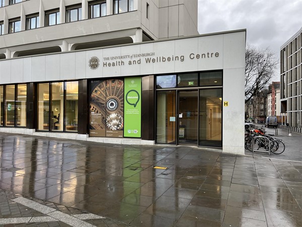 Entrance to building - Health and Wellbeing Centre