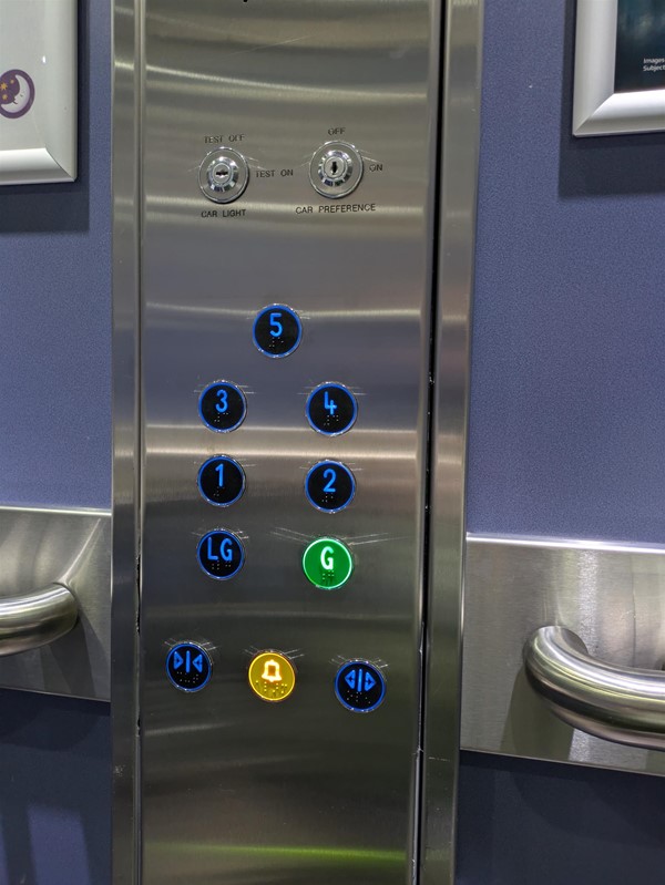Image of lift buttons
