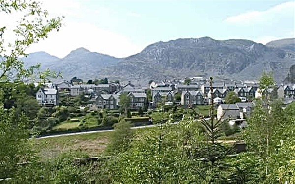 The Welsh town of Blaenau Fffestiniog