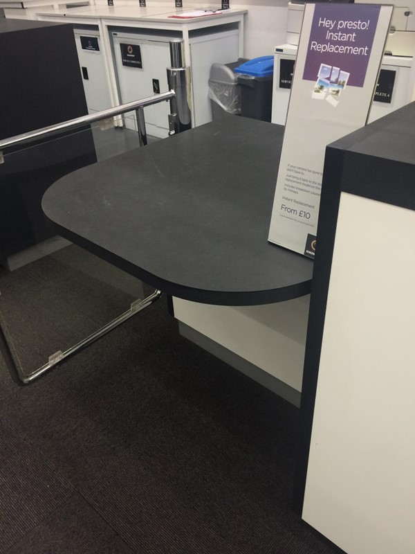 Picture of Currys PC World - Dropped counter at checkout.