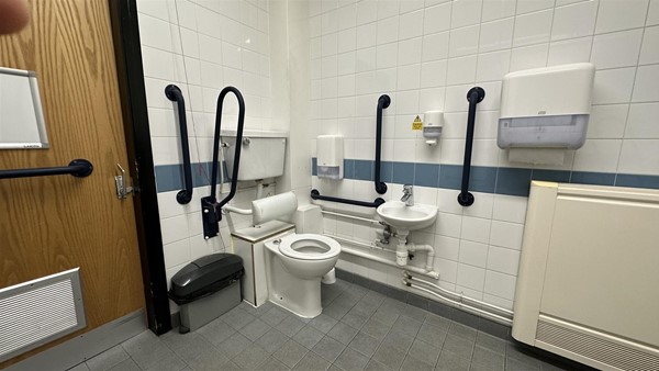 Image of an accessible toilet