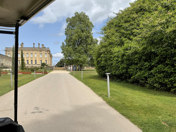 Unfortunately, it’s quite a walk to the right of parking bays to reach the main entry for the hotel.