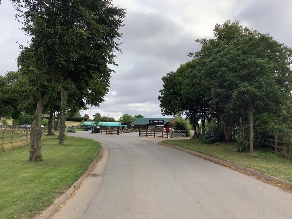 (1) approaching Top Barn farm shop