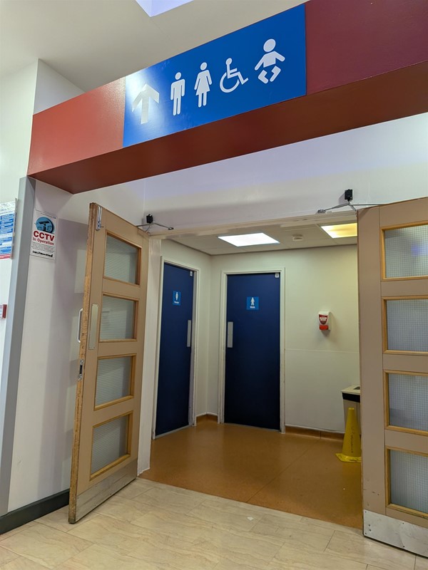 image of toilet signage Jubilee wing