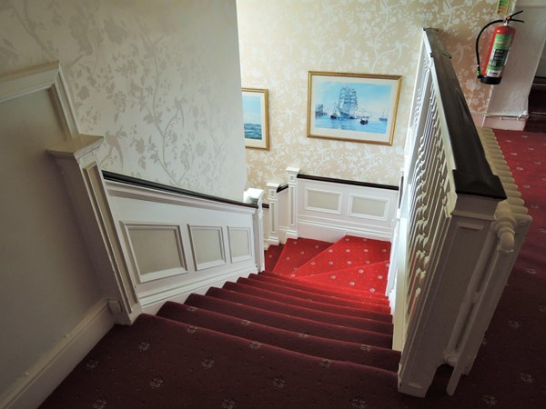 Photo of the staircase.