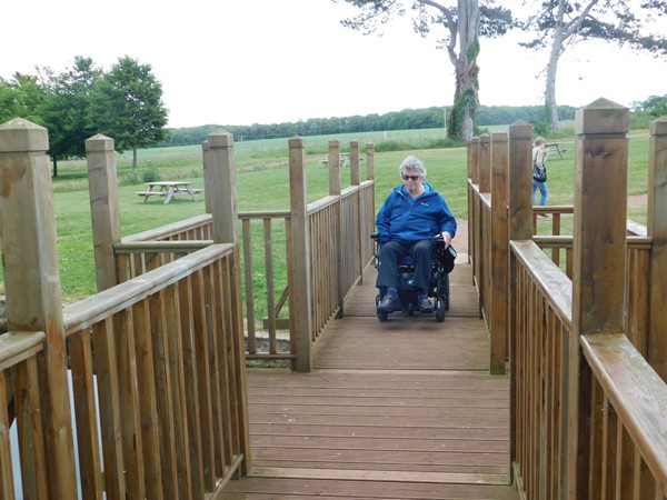 Yours truly out on the 'trail'