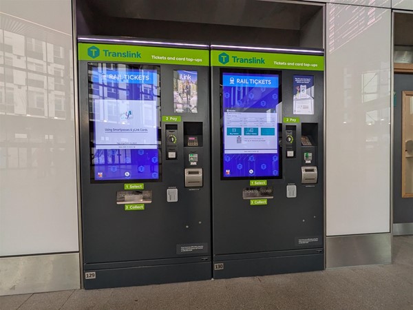 Image of ticket machines