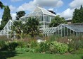 A photo of a greenhouse in the gardens.