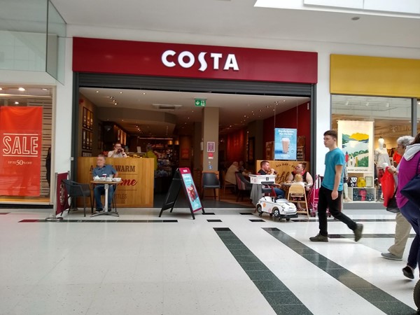 View from outside, within the Thistle shopping centre