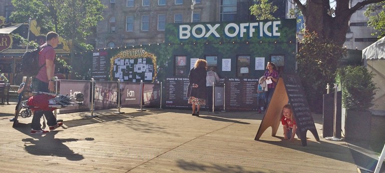 Edinburgh Festival Fringe at St Andrew Square
