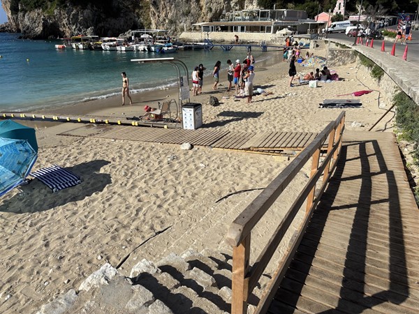 Image of a wooden ramp