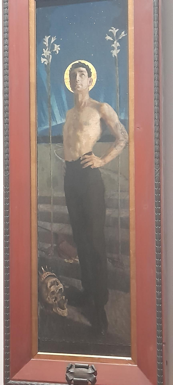 Image of a painting of a man