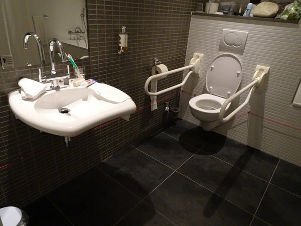 En-suite bathroom - washbasin & loo