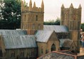 Model of the Minster. You can see inside.