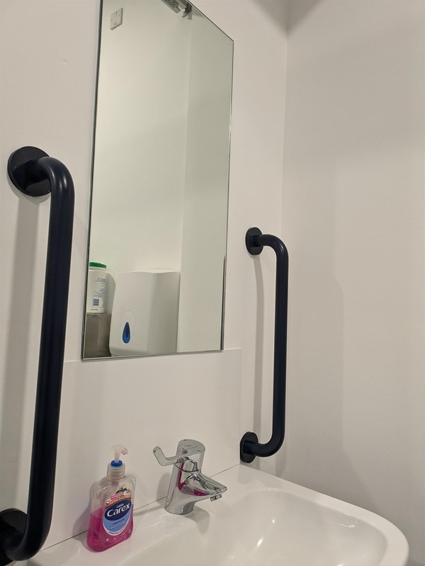 Image of sink in the Changing Places toilet