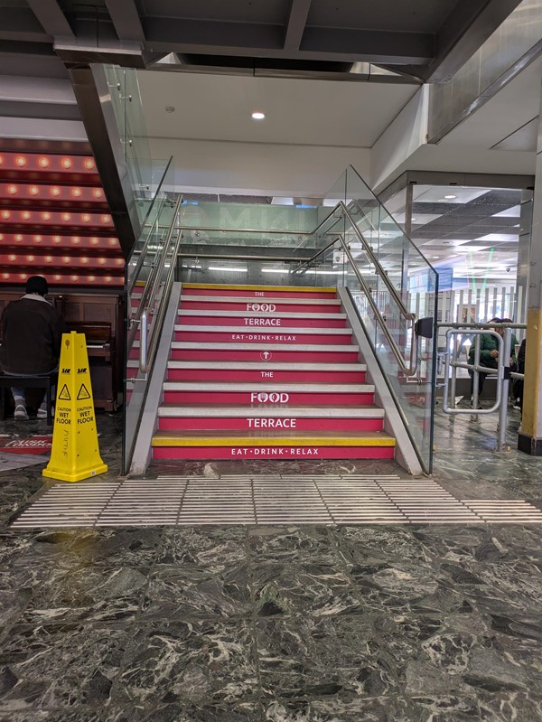 Image of station stairs