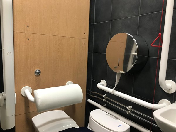 Image of an accessible toilet