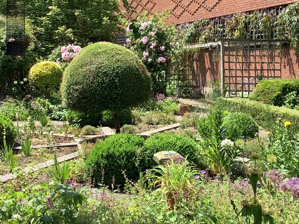 Small well kept gardens