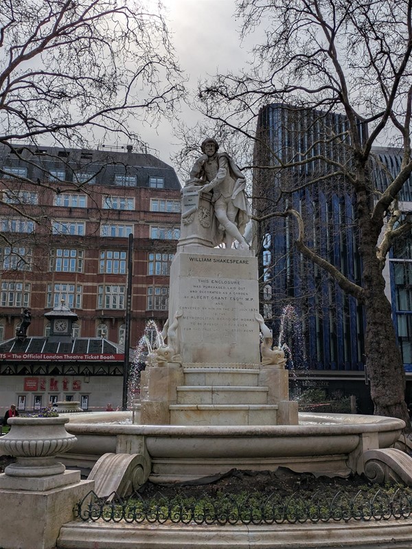 Image of Shakespeare fountain