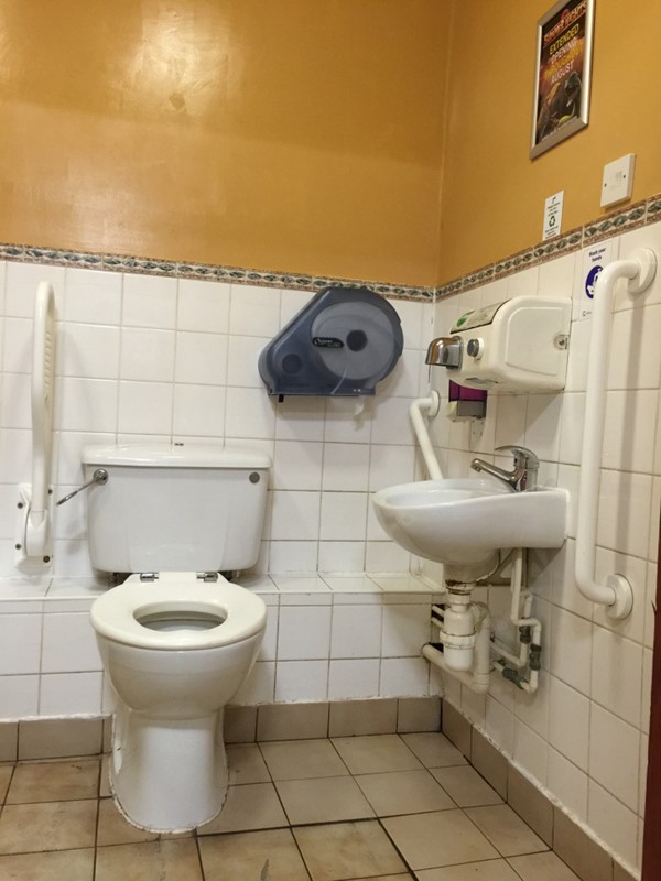 Cafe toilet.