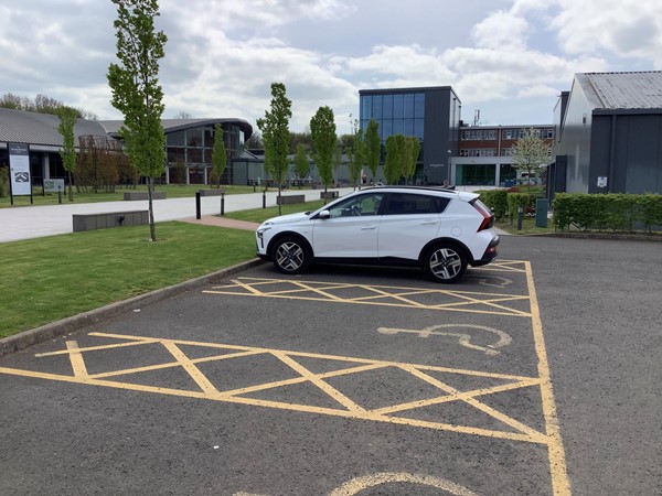 Picture of disabled parking spaces