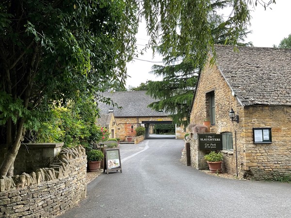 Pop into the 5* SLAUGHTERS COUNTRY INN for a break at LOWER SLAUGHTER