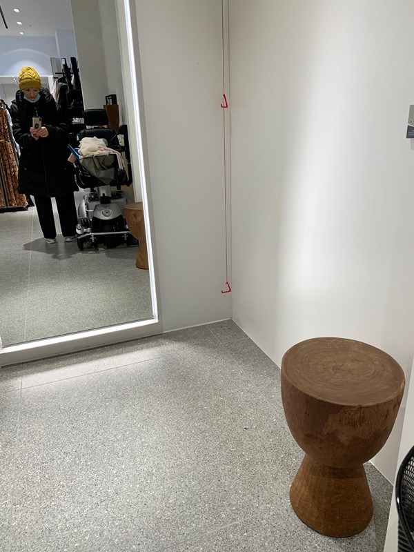 Picture of a changing room
