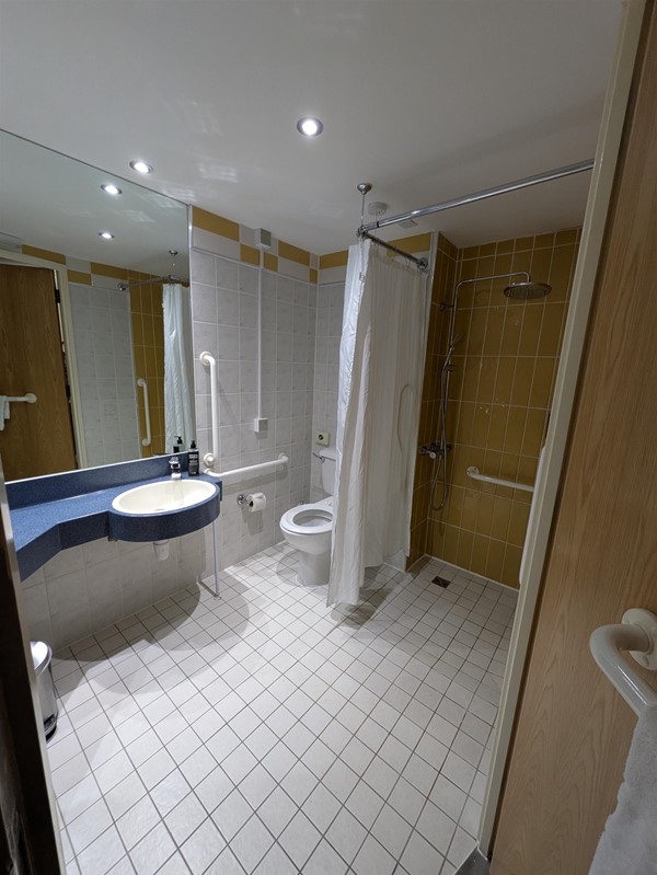 Image of accessible toilet in the accessible room