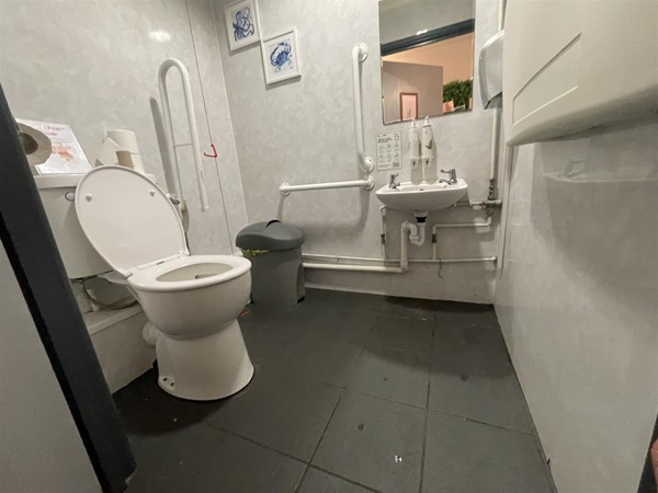 Reasonable sized WC but not good turning room