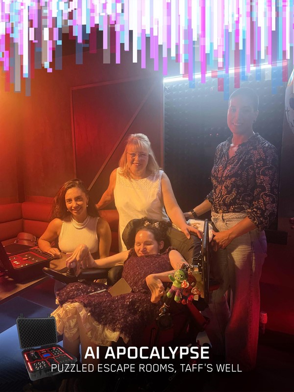 Us having not escaped the room.